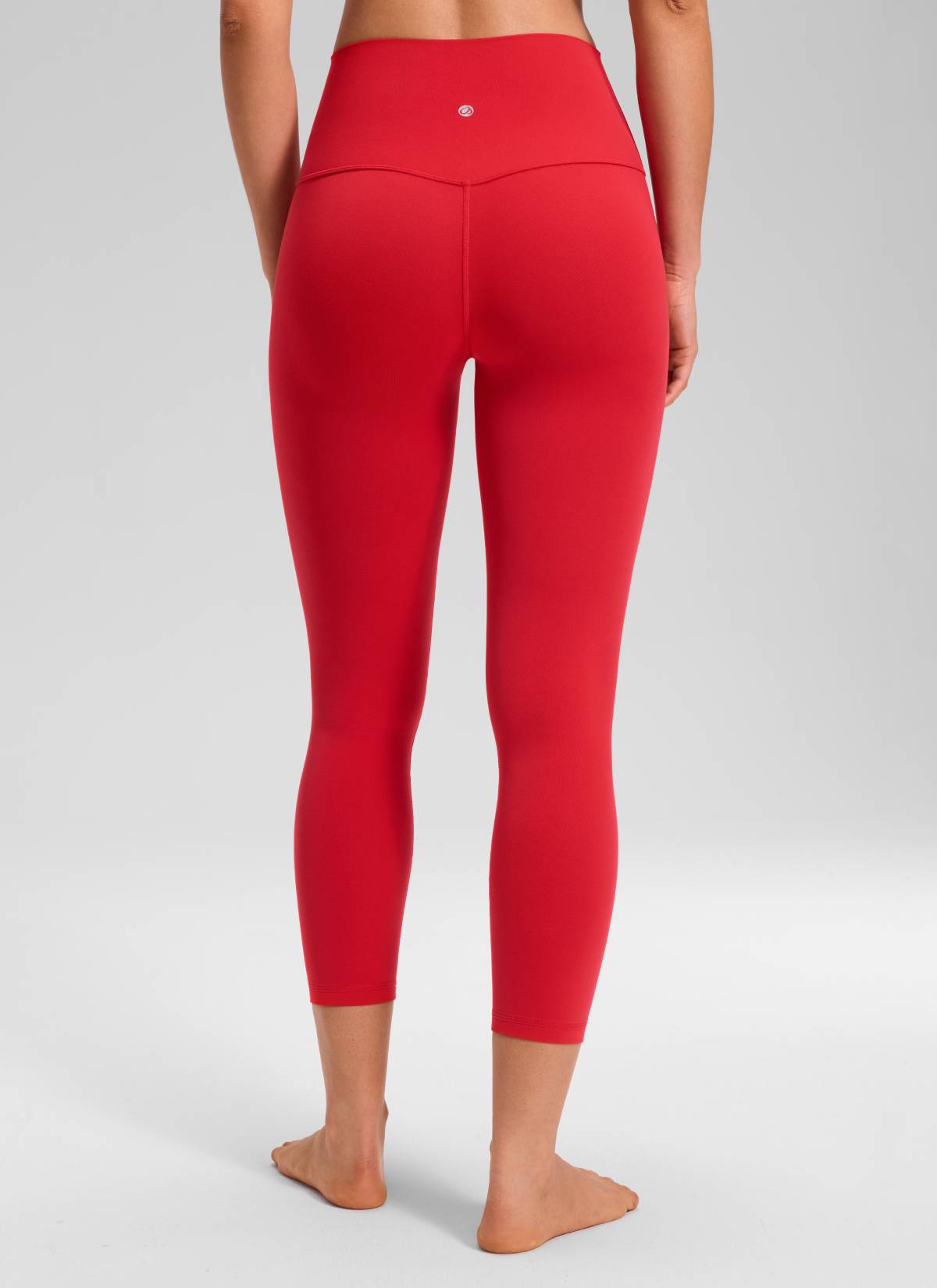 CRZ YOGA Women's Yoga Lounge High Rise Butterluxe Yoga Leggings 23'' Aurora Red